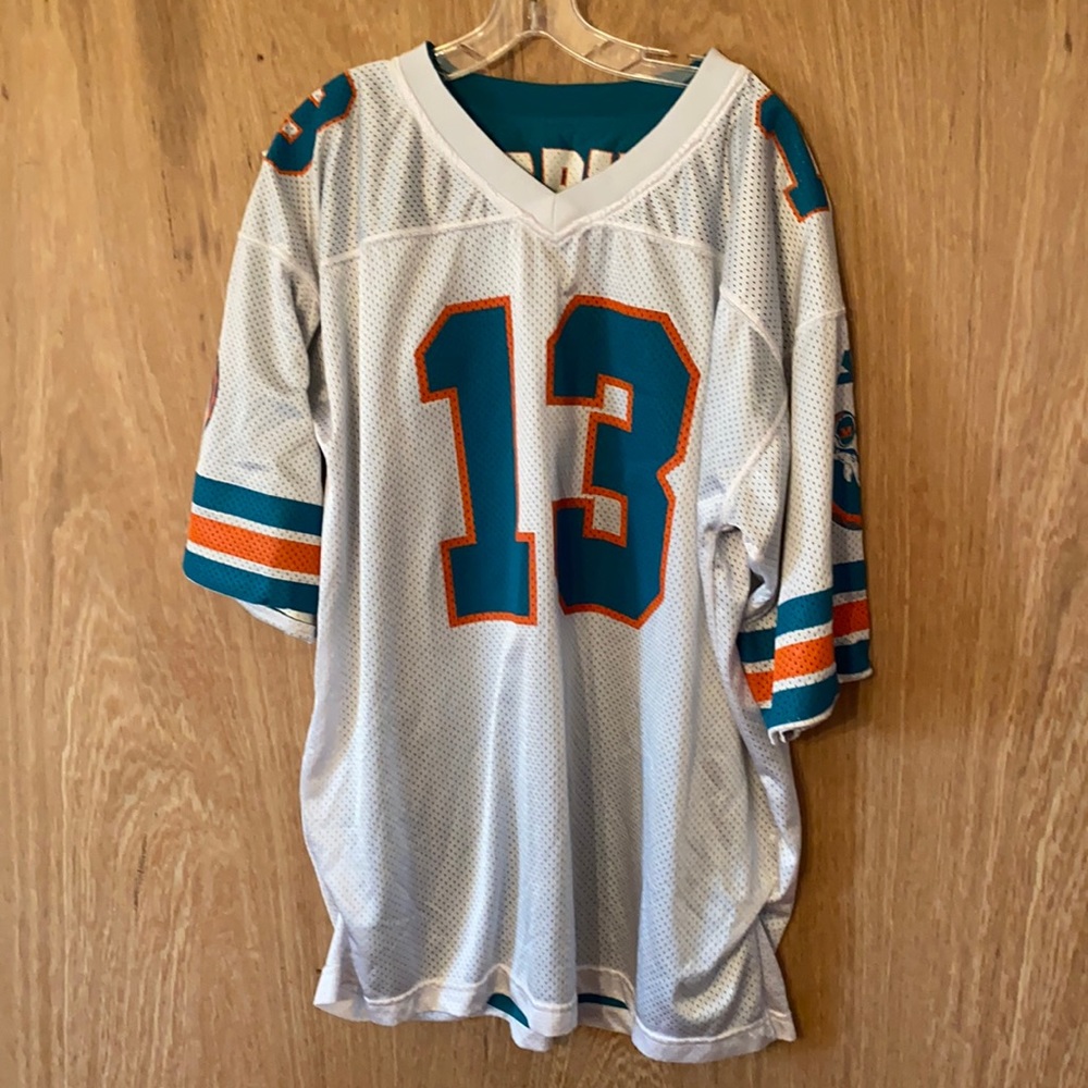 marino 13 dolphins reversible jersey starter size 54 XXL